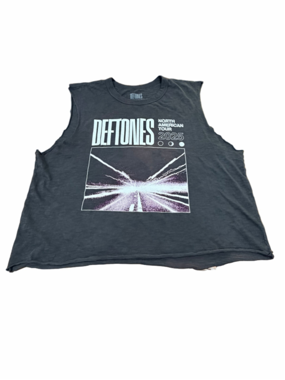 Deftones North American Tour 2025 Tank Top Black Size M